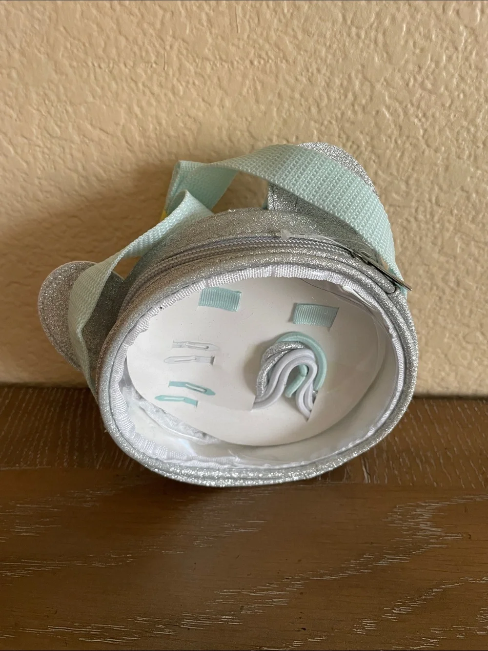 💖 Pick three $15 - Claire’s PANDA Face Kids Accessory Bag with Mint Hair Clips